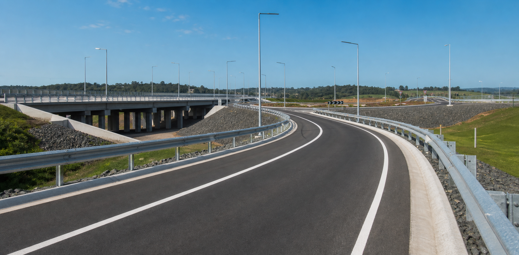 Transport safety, roadway lighting, and infrastructure planning visual