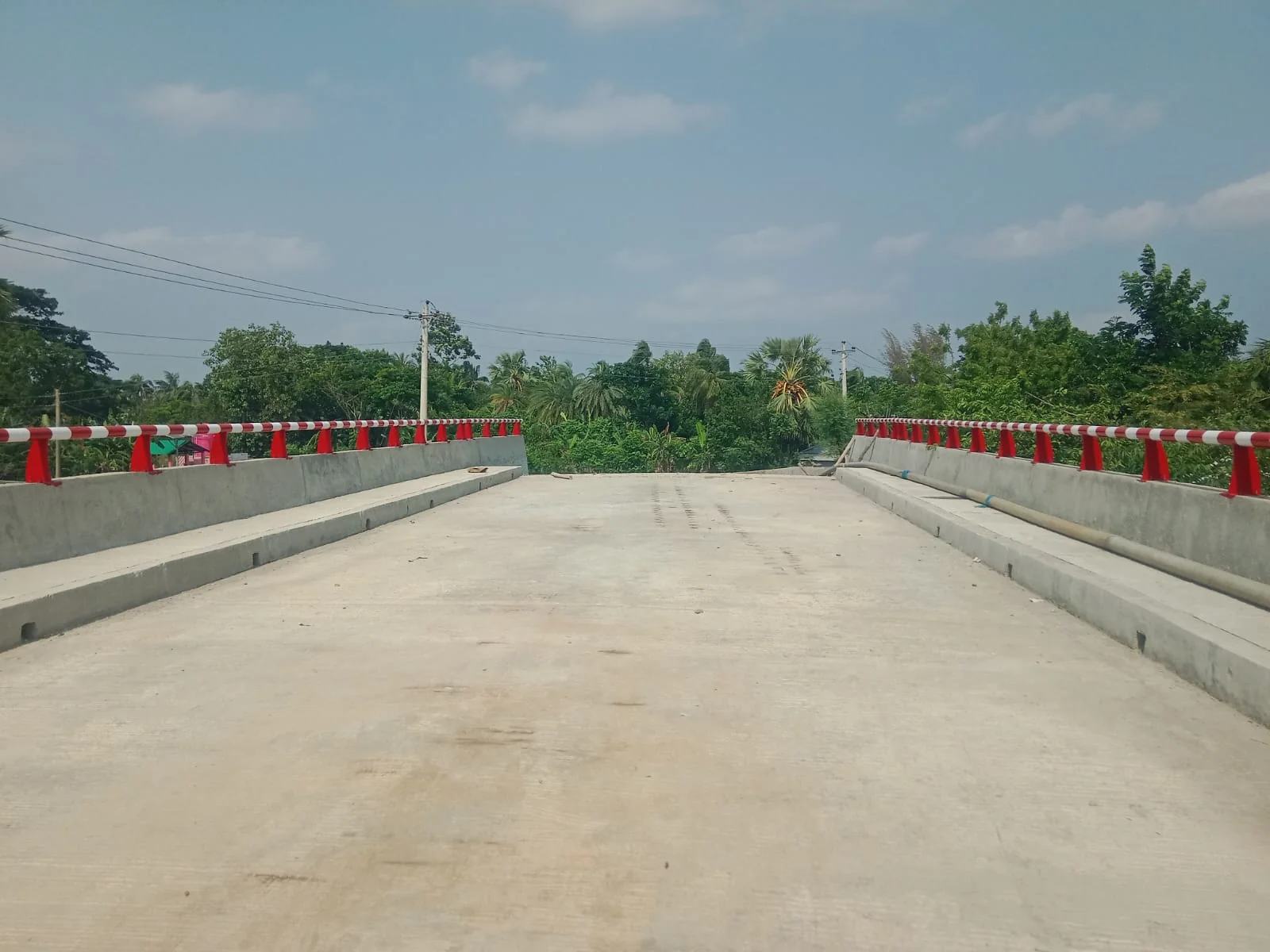 Bridge deck and painted railings — Dottermeth Bridge Railing