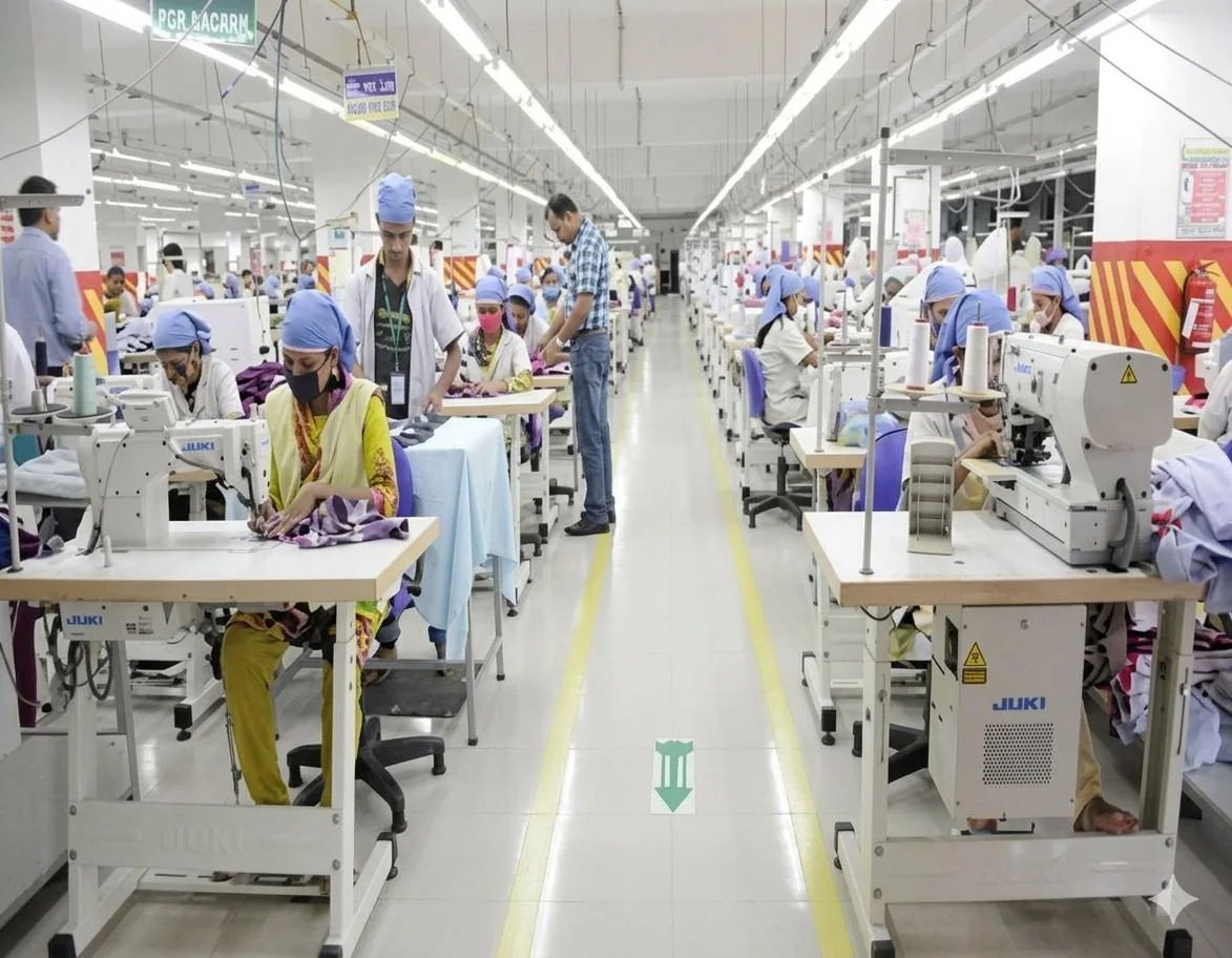 Factory production floor