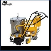 Road marking application machine