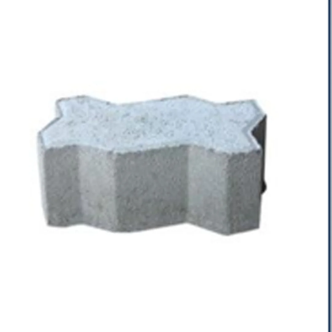 Shaped concrete paving block